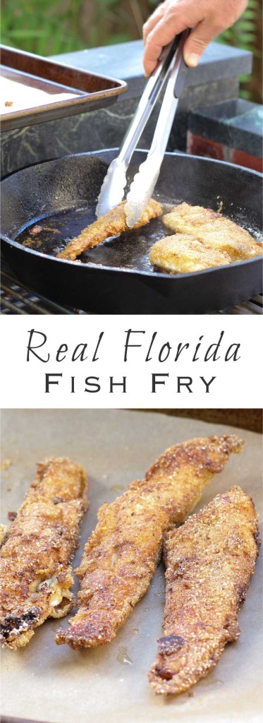 Our traditional recipe for fried fish with cornmeal, perfect for redfish, trout, snook, and mullet. 