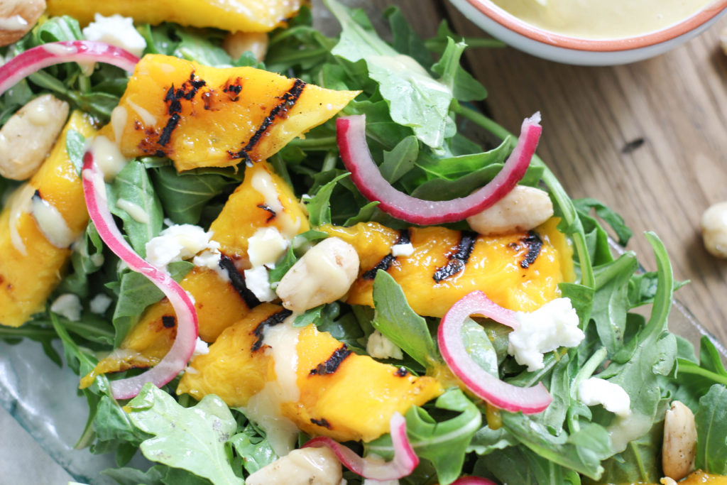 Grilled Mango  Arugula Salad  Suwannee Rose