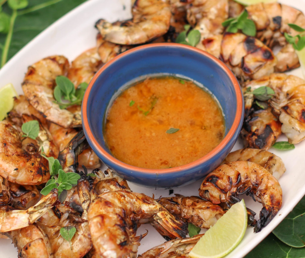 Grilled Shrimp with Cajun Butter