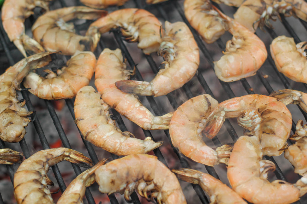 grilled shrimp with cajun butter